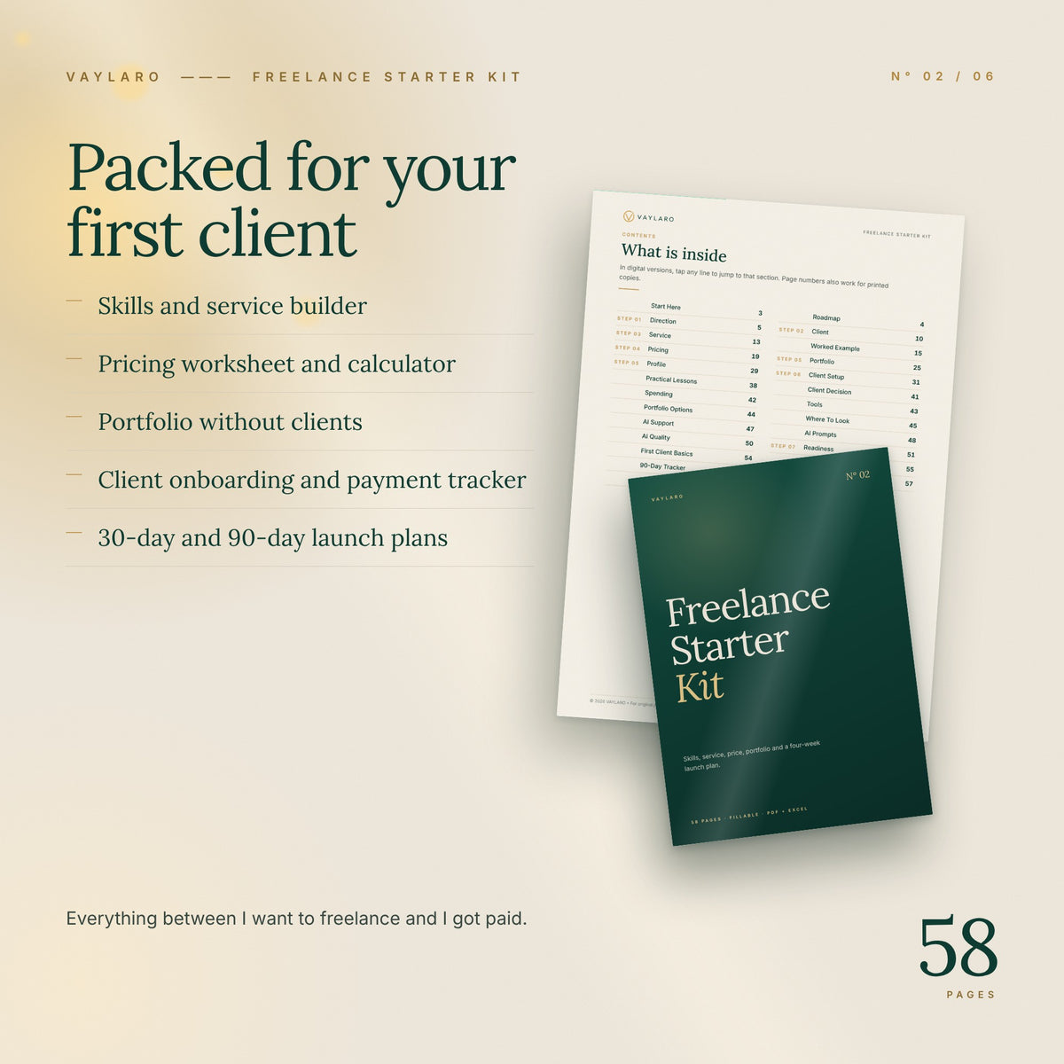 Freelance Starter Kit – what is inside
