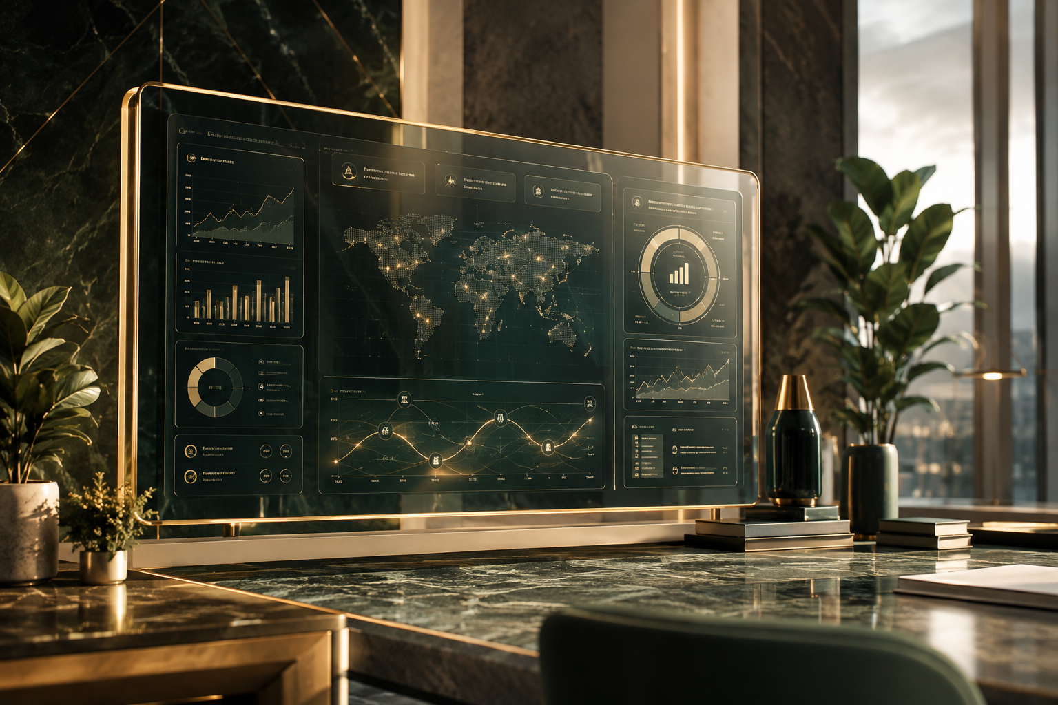 Premium VAYLARO business intelligence workspace